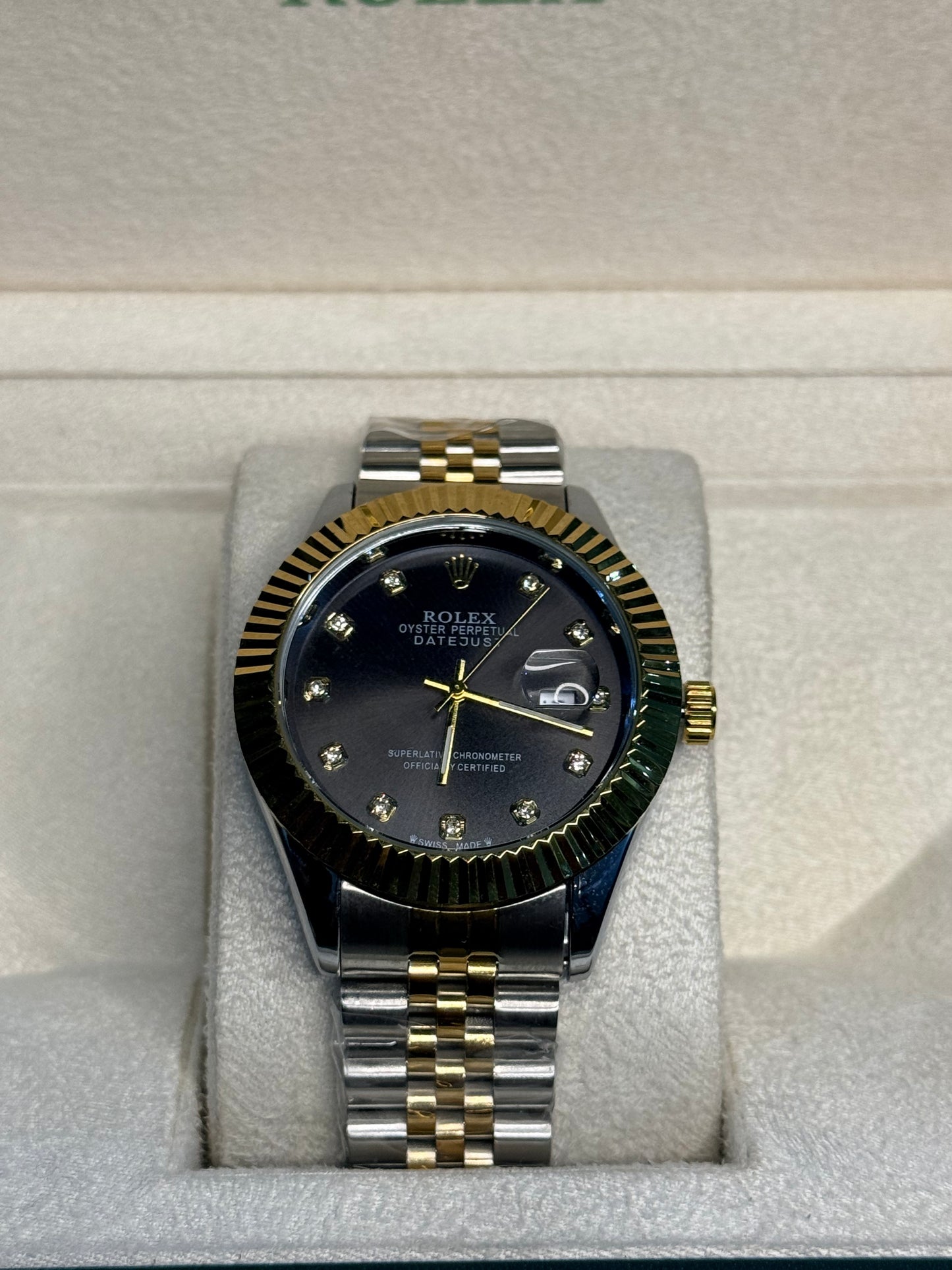 Rolex Datejust Inspired Watch – Two-Tone Steel & Gold
