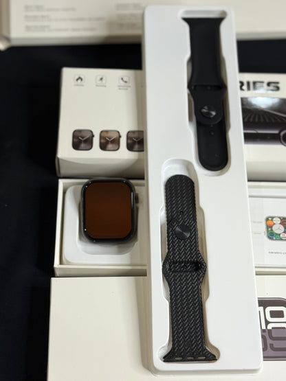 Premium Smart Watch Series 10 – Full Screen HD | Apple logo | Bluetooth Calling | Fitness & Health Tracker