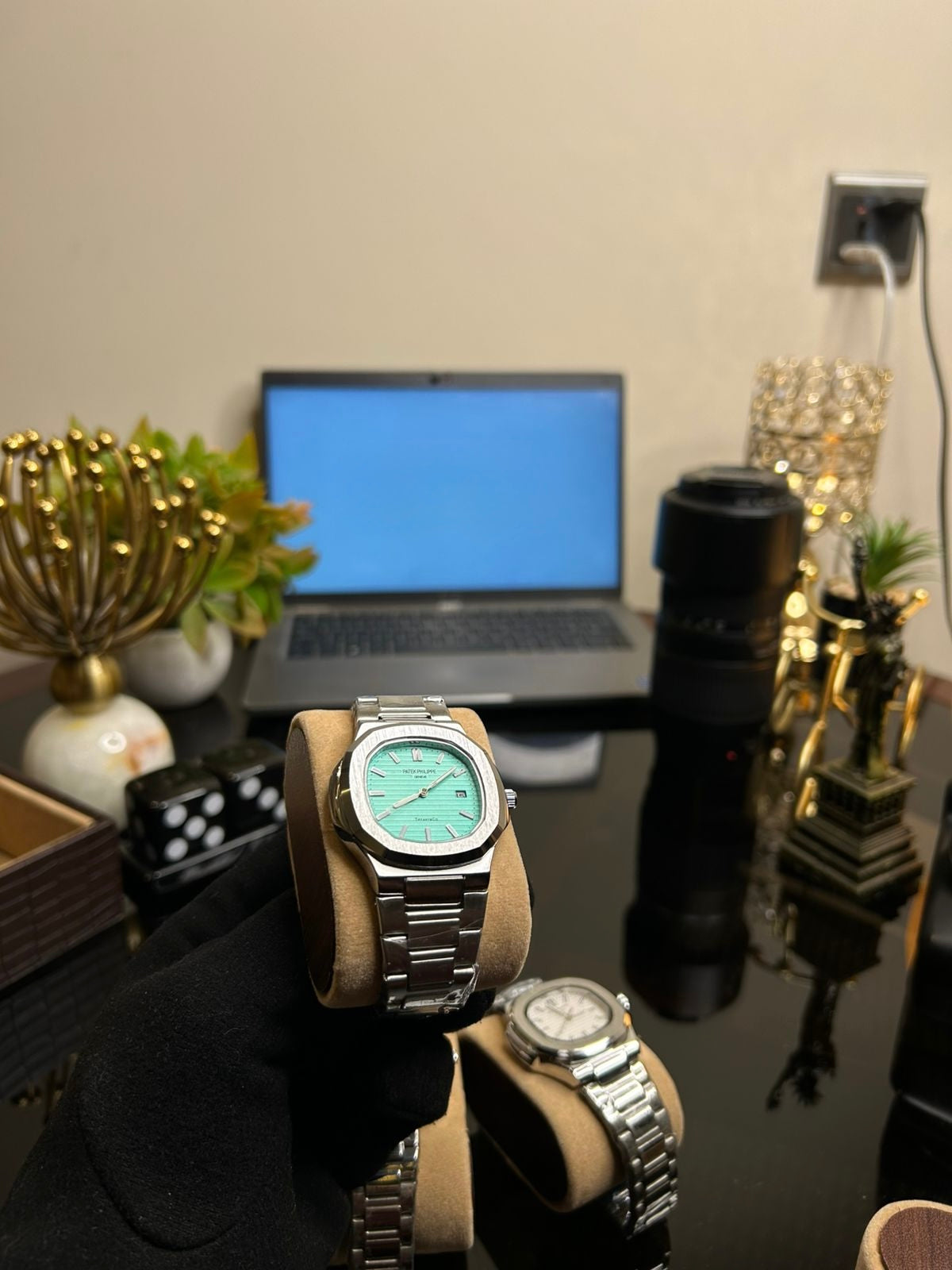 Patek Philippe Nautilus Inspired Watch – Silver Stainless Steel | Luxury Men’s Timepiece