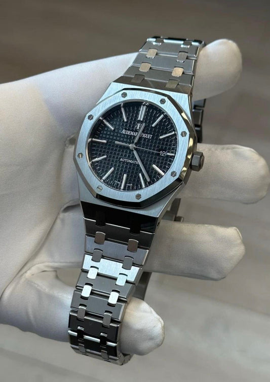 Royal Oak Quartz – Stainless Steel Black